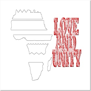 love and unity Posters and Art